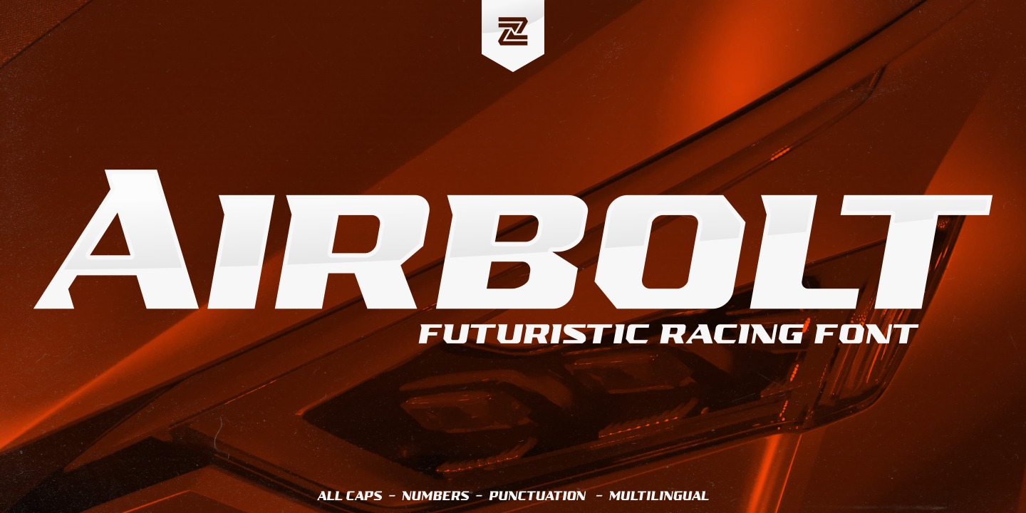 Example font Airbolt #1